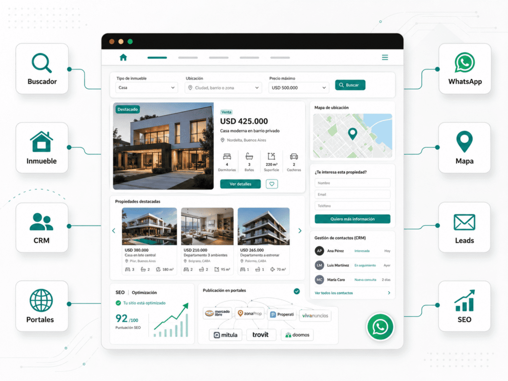 9 poderosas plataformas y empresas recomendadas para crear páginas web inmobiliaria 1 Mejores Plataformas Para Publicar Propiedades